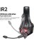 R2 Gaming Mikrofonlu Rgb Oyuncu Kulaklılığı Gurultu Engelleyici Kulaklik AL-34552SIYAH - Kırmızı 3