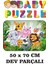 Sevimli Hayvanlar Dev Parçalı Eğlenceli Puzzle 50X70 cm Puzzle 1