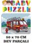 Baby Ahşap Itfaiye Arabası Dev Parçalı Eğlenceli Puzzle 50X70 cm Puzzle 1