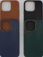 Apple iPhone 13 Pro Uyumlu Darbe Emici Deri Telefon Kılıfı - Siyah 2