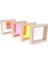 Ahşap Gökkuşağı Ayna Blokları Seti (7-Piece) Bebek Toddler Istifleme Blokları Oyuncak (Yurt Dışından) 4