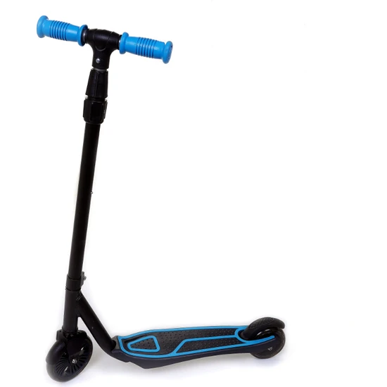 Cool Wheels Mavi Renk 5+ LED Işıklı Yükseklik Ayarlı 2 Tekerli Scooter