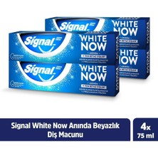 Signal Diş Macunu White Now Anında Beyazlık 75 Ml X 4 Adet