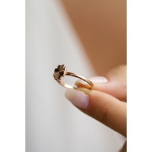 Lieza Jewelry Gümüş Yonca Yüzük