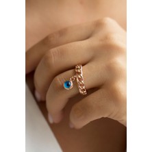 Lieza Jewelry Gümüş Sallantılı Göz Yüzük