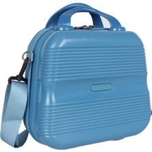 Bagacar Mavi Makyaj Çantası El Valizi Çantası Arrow