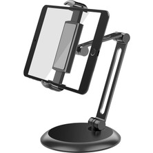 Idock T38-3 Tam Ayarlı Katlanabilir Alüminyum iPad Tablet Standı