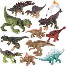 Better Life Dinozor Figürleri Oyuncak Setleri, Gerçekçi Görünümlü, Büyük Plastik Çeşitli Dinozorlar Çocuklar Için Kitaplı 12'li Paket (Yurt Dışından)