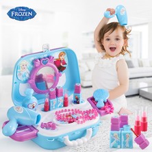 Better Life Frozen 2 Çocuk Kozmetik Seti Oyuncak Aisha Prenses Oje Kutusu Makyaj Dresser Toksik Olmayan (Yurt Dışından)