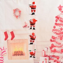B Baosity Noel Baba Halat Merdiveni Tırmanma Duvar Pencere Ağacı (Yurt Dışından)