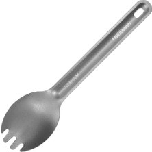 Strade Store Titanyum Kamp Seyahat Açık Piknik Çatal Sofra Ultralight Taşınabilir Spork (Yurt Dışından)