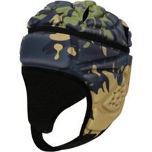 Strade Store Ayarlanabilir Rugby Kask Başlık Darbeye Futbol Koruyucu Alev Gri (Yurt Dışından)