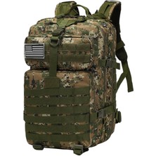 Strade Store 45L Ordu Taktik Sırt Çantası Açık Sırt Çantası Su Geçirmez Backbag Yeşil (Yurt Dışından)