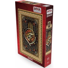 Nova Puzzle 46007 - 2000 Parça Besmele Hat Sanatı Dini Puzzle