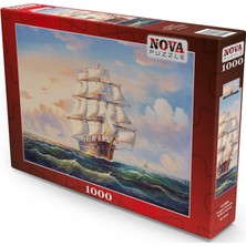 Nova Puzzle Puzzle 1000 Parça Dalgalı Sularda Yelken Açmak - Yung Chao Chen