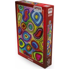 Nova Puzzle 1000 Parça Renkli Kabarciklar Puzzle - 41016