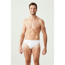 U.S. Polo Assn. 80177 Erkek 3'lü Slip-Beyaz