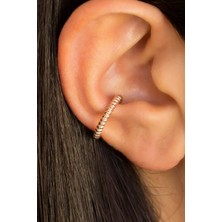 Lieza Jewelry Gümüş Burgu Kıkırdak Küpe