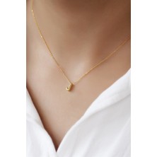 Lieza Jewelry Gümüş Harf Kolye