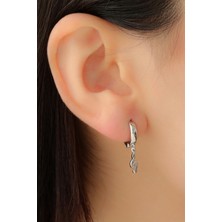 Lieza Jewelry Gümüş Sol Anahtarı Küpe