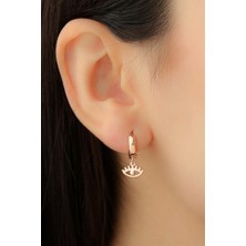 Lieza Jewelry Gümüş Kirpik Göz Küpe