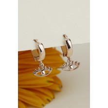 Lieza Jewelry Gümüş Kirpik Göz Küpe