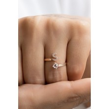 Lieza Jewelry Gümüş S Harfi Yüzük