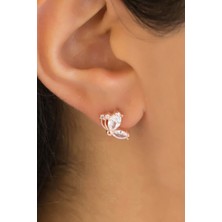 Lieza Jewelry Gümüş Kelebek Küpe