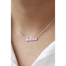 Lieza Jewelry Gümüş El Yazılı Isim Kolye
