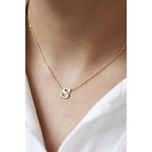 Lieza Jewelry Gümüş Harf Kolye