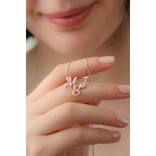 Lieza Jewelry Gümüş Harf Kolye