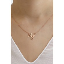 Lieza Jewelry Gümüş Harf Kolye