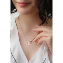 Lieza Jewelry Gümüş Harf Kolye