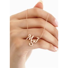 Lieza Jewelry Gümüş Harf Kolye