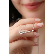 Lieza Jewelry Gümüş Elyazılı Isim Kolye