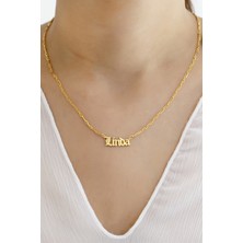 Lieza Jewelry Gümüş Isim Kolye