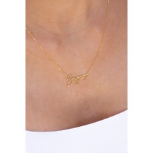 Lieza Jewelry Gümüş Isim Kolye
