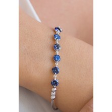 Lieza Jewelry Gümüş Dorika Toplu Taşlı Bileklik
