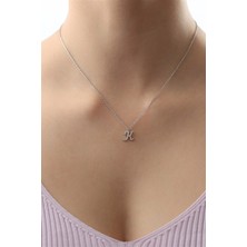 Lieza Jewelry Gümüş Harf Kolye