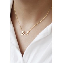 Lieza Jewelry Gümüş Kalpli Harf Kolye