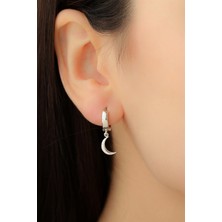 Lieza Jewelry Gümüş Ay Küpe