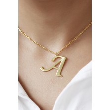 Lieza Jewelry Gümüş Harf Kolye