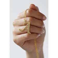 Lieza Jewelry Gümüş Harf Kolye