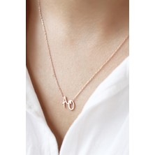 Lieza Jewelry Gümüş Harf Kolye