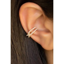 Lieza Jewelry Gümüş Tasarım Kıkırdak Küpe