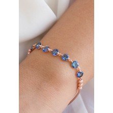 Lieza Jewelry Gümüş Dorika Toplu Taşlı Bileklik