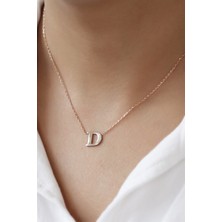 Lieza Jewelry Gümüş Harf Kolye