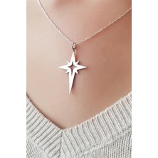 Lieza Jewelry Gümüş Şimal Yıldızı Kolye