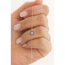 Lieza Jewelry Gümüş Nazar Boncuklu Bileklik