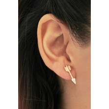 Lieza Jewelry Gümüş Ok Küpe
